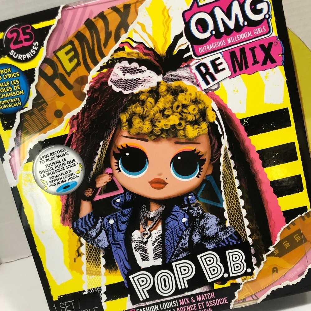 LOL Surprise OMG Remix Pop B.B Fashion Doll 25 Surprises w/ Music NEW 567257E7C